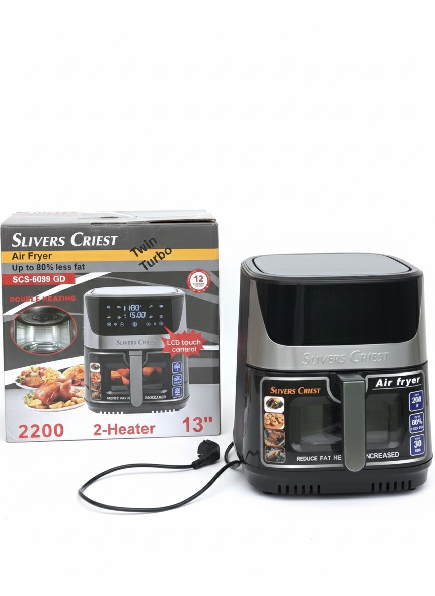 سرخ‌کن ۱۳ لیتری دو المنت سیلور کرست مدل SCS-6099 GD